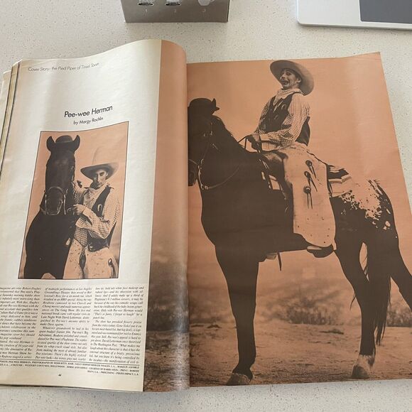 ANDY WARHOL'S INTERVIEW Mag JULY 1987 ‘HIP SPECIAL' PEE WEE HERMAN 234 PGES RAD - Picture 9 of 14